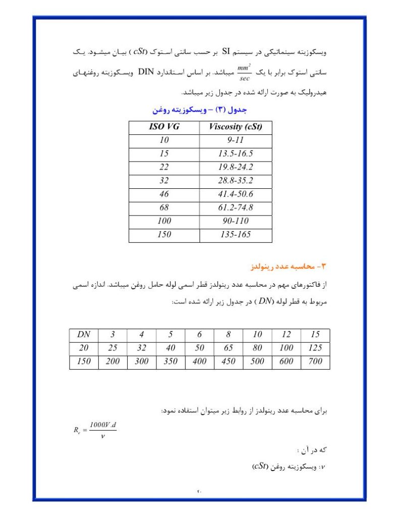 دانلود رایگان جزوه طراحی سیستم های هیدرولیک
