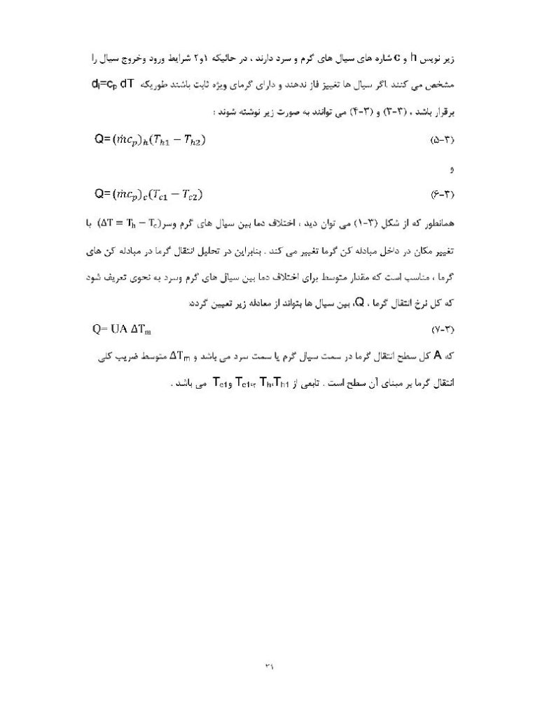 دانلود رایگان جزوه طراحی مبدل های حرارتی