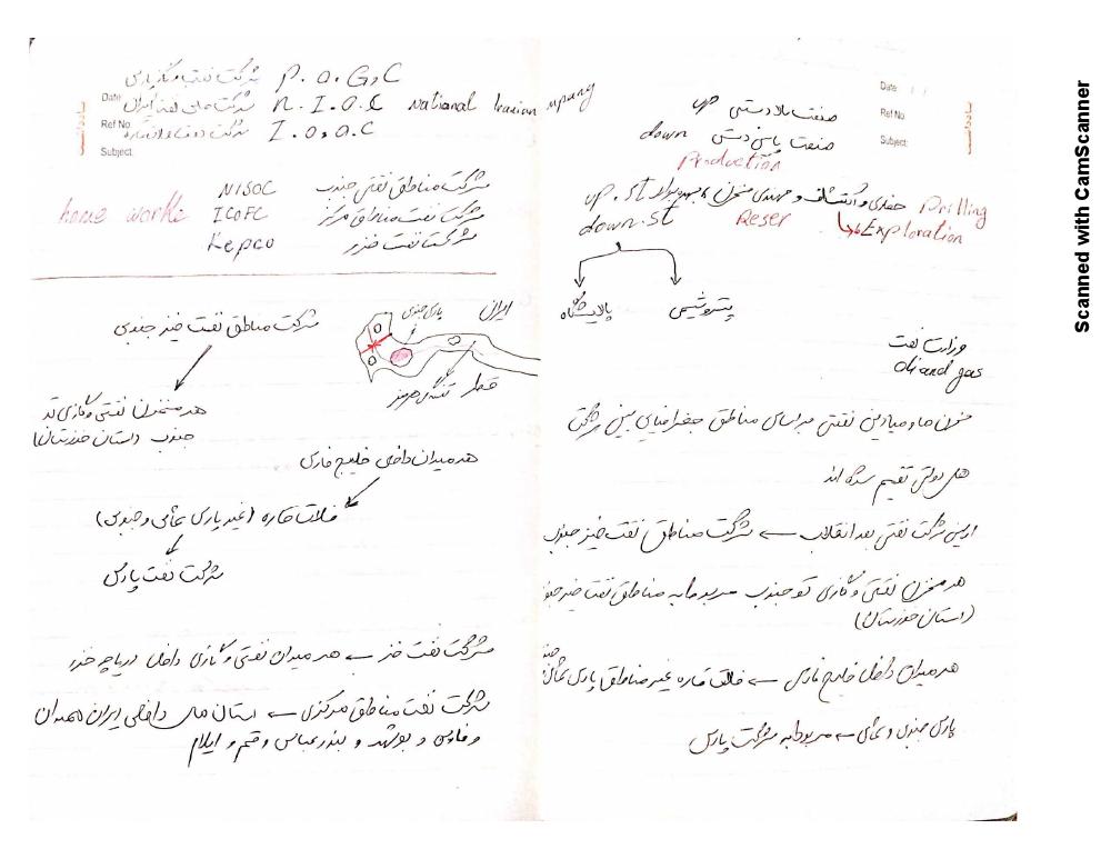 فهرست دانلود جزوه آشنایی با نفت (رشته مهندسی نفت‌)